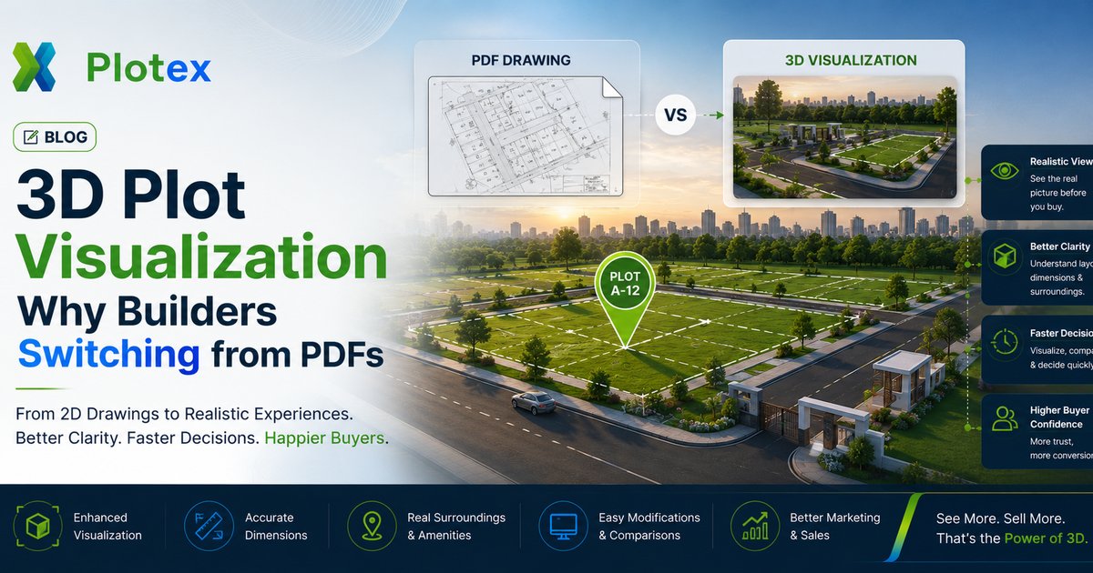 3D Plot Visualization Why Indian Builders Switching from PDFs
