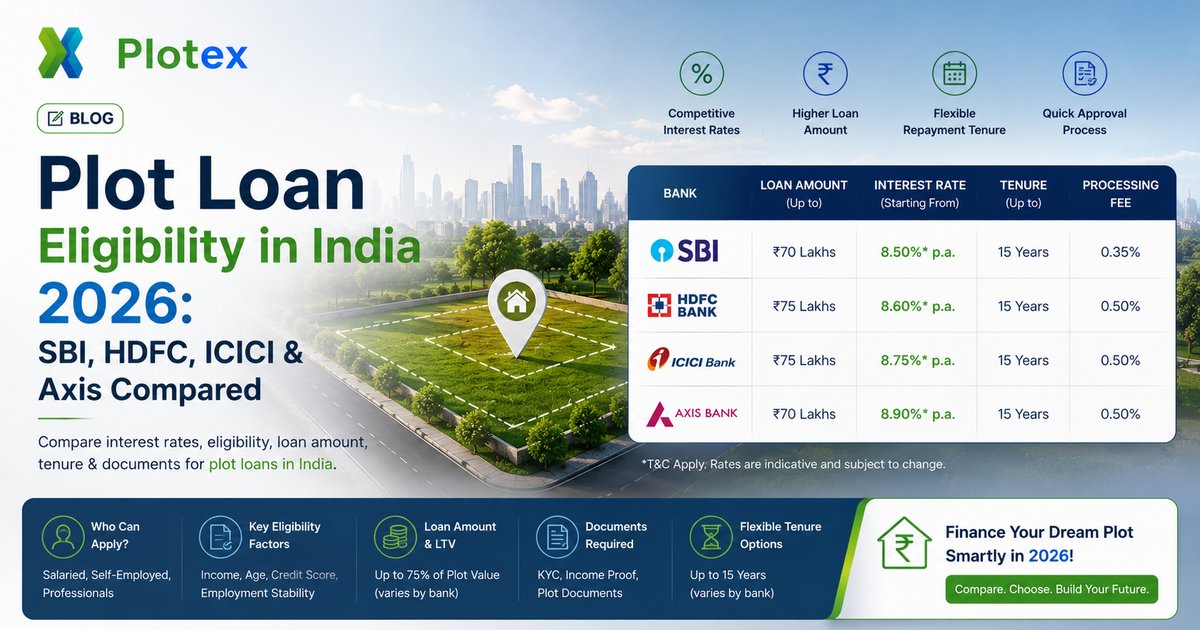 Plot Loan Eligibility in India 2026